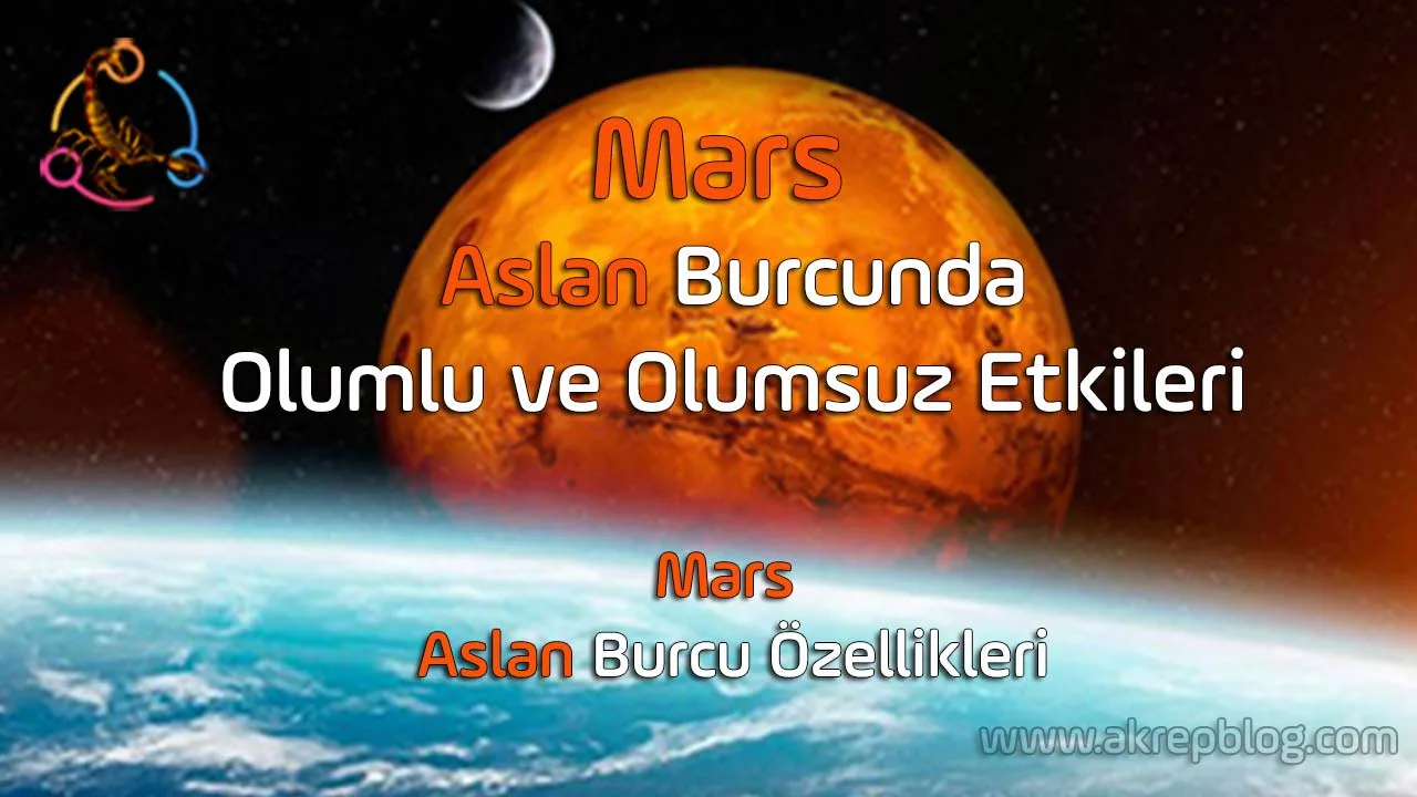 Mars Aslan Burcunda